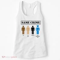 Same Crime Different Time Funny Satirical Women's Tank Top thumb 0