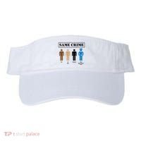 Same Crime Different Time Funny Satirical Visor thumb 0