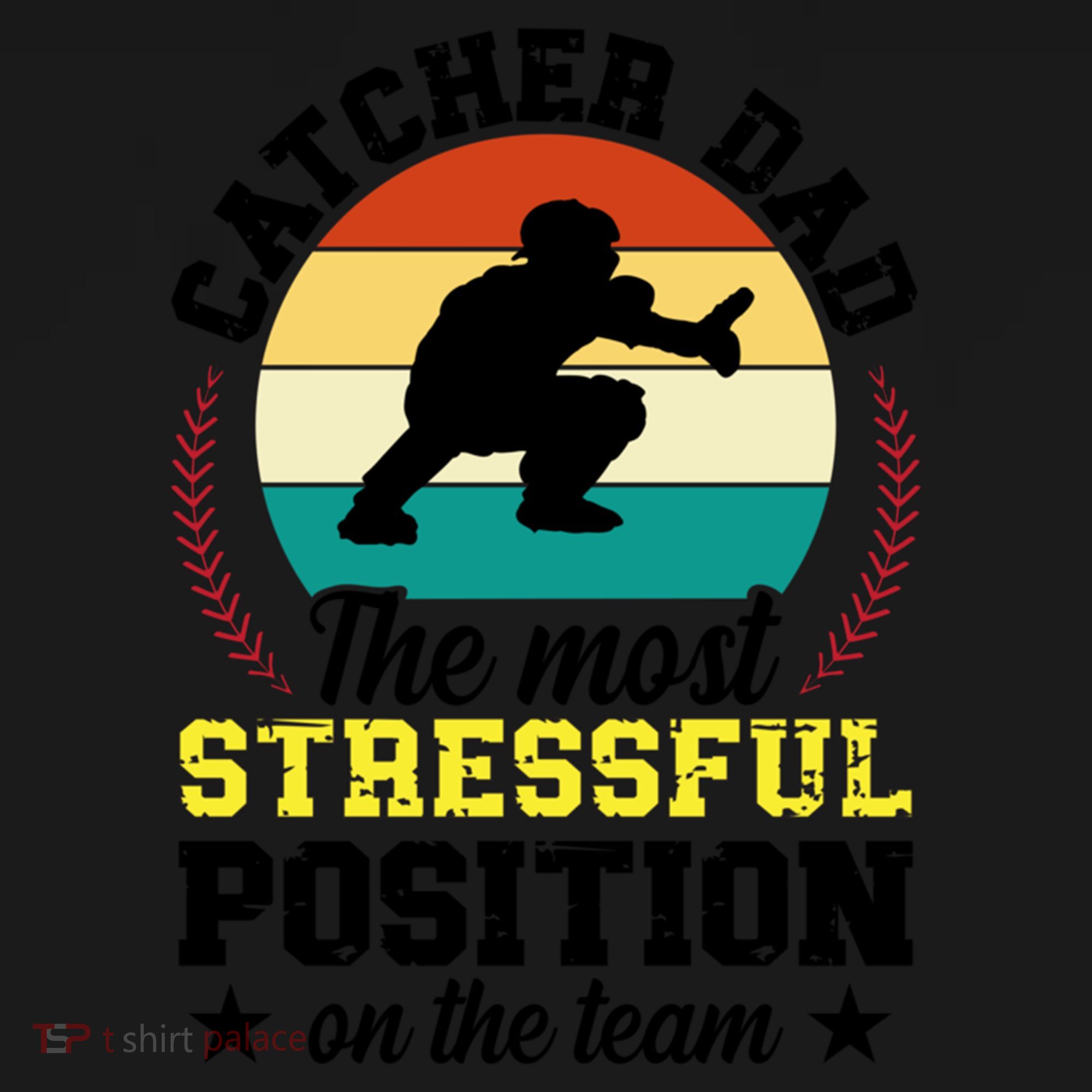 Softball Catcher Dad Funny Dad Of A Softball Catcher Father Meaningful Gift Ornament