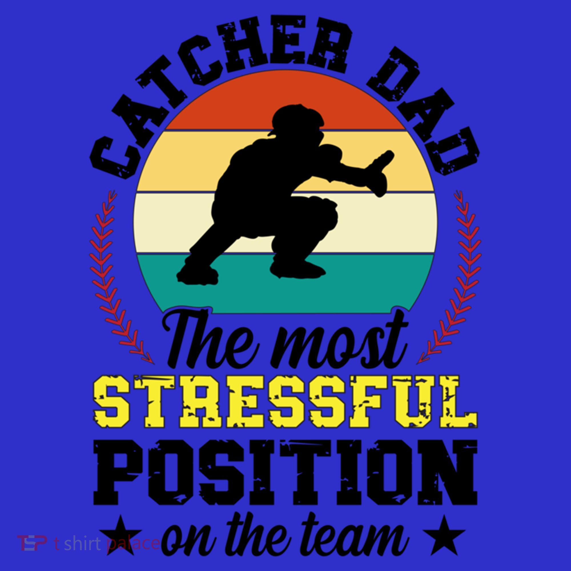 Softball Catcher Dad Funny Dad Of A Softball Catcher Father Meaningful Gift Mousepad