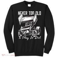 SPRINT CAR DIRT TRACK RACING Play In Dirt Sweatshirt thumb 0