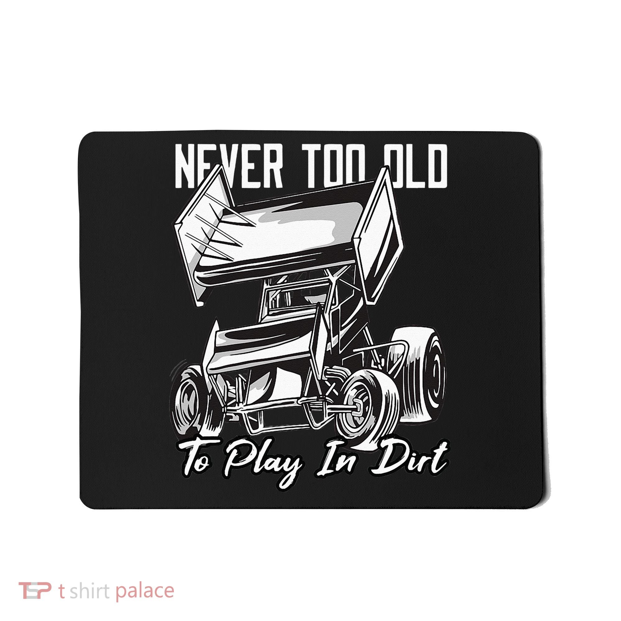SPRINT CAR DIRT TRACK RACING Play In Dirt Mousepad