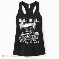 SPRINT CAR DIRT TRACK RACING Play In Dirt Women's Tank Top thumb 0