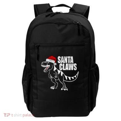 Santa Claws Dinosaur Christmas Backpack
