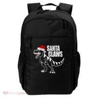 Santa Claws Dinosaur Christmas Backpack thumb 0