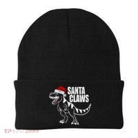 Santa Claws Dinosaur Christmas Beanie thumb 0