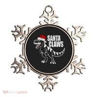 Santa Claws Dinosaur Christmas Ornament thumb 0
