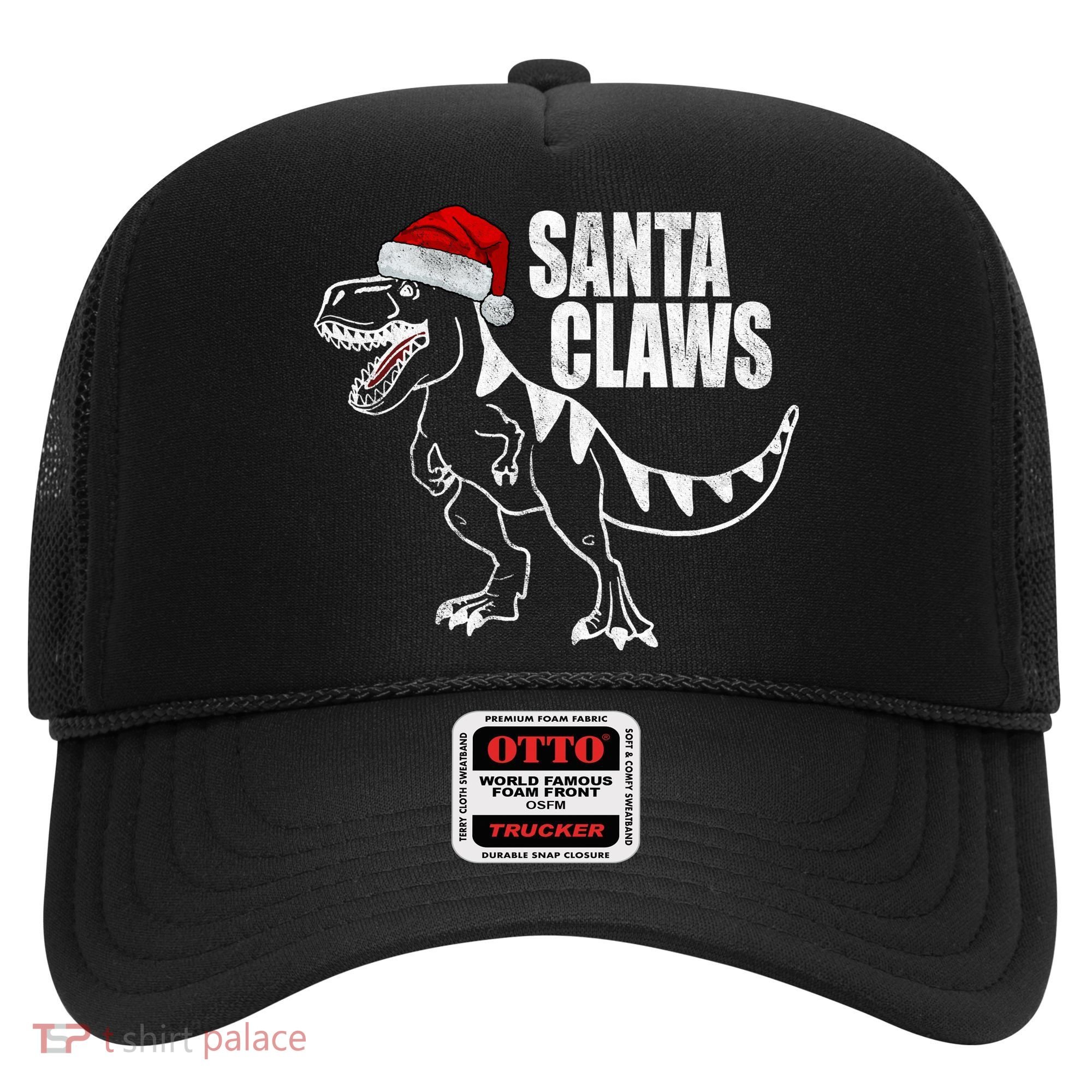 Santa Claws Dinosaur Christmas Hat