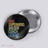 Soccer Coach Dad Button thumb 0