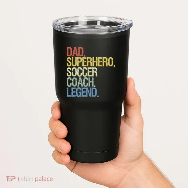 Soccer Coach Dad Tumbler