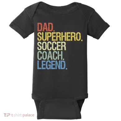 Soccer Coach Dad Baby Bodysuit