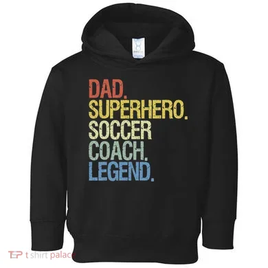 Soccer Coach Dad Toddler Hoodie