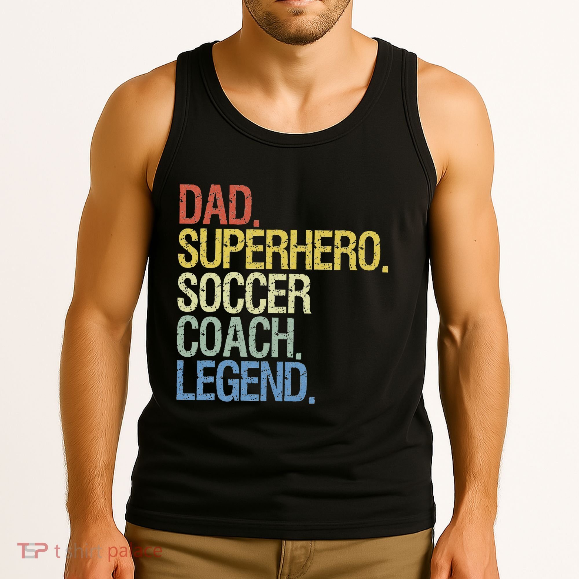 Soccer Coach Dad Tank Top