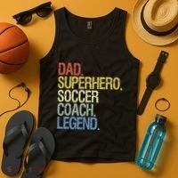 Soccer Coach Dad Tank Top thumb 4