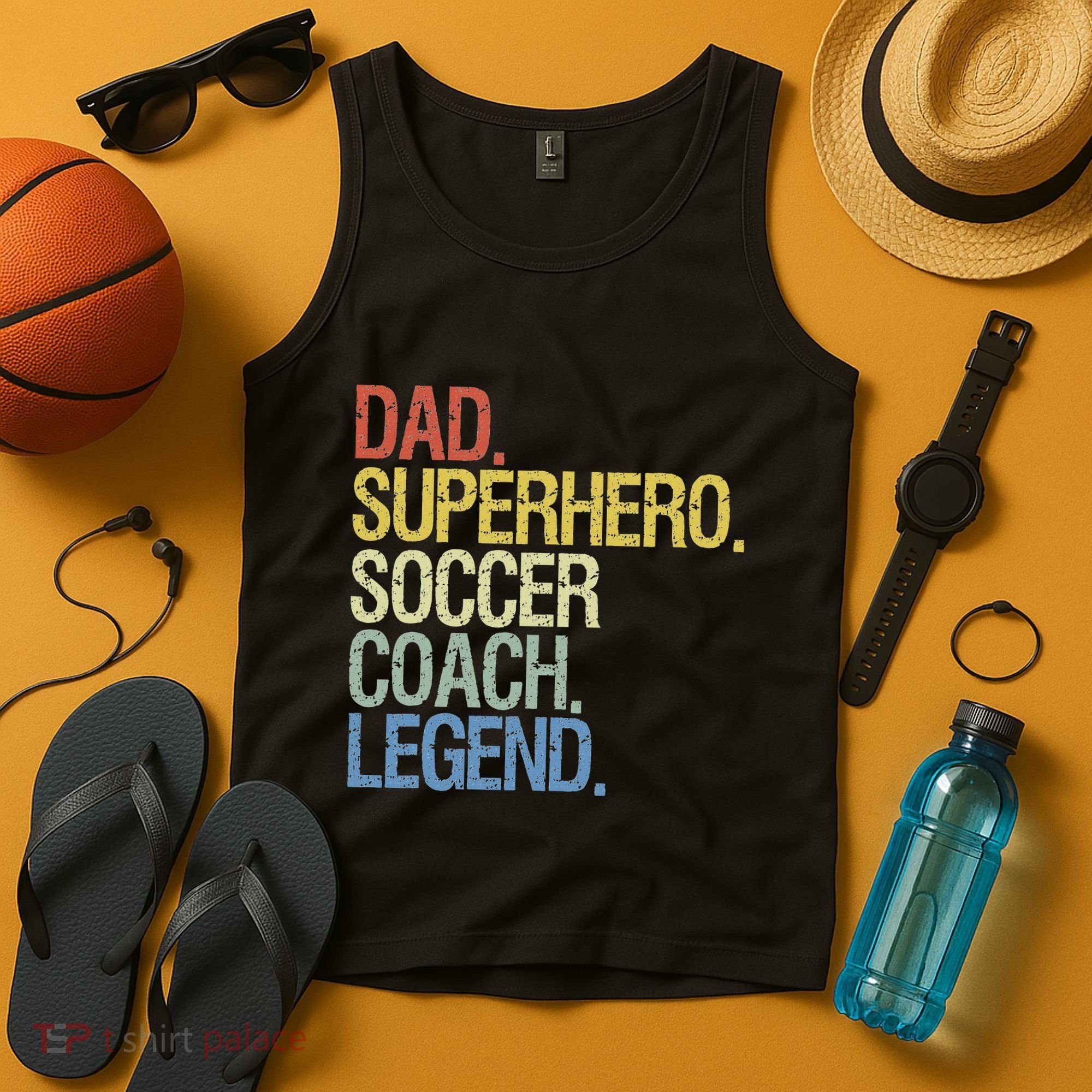 Soccer Coach Dad Tank Top