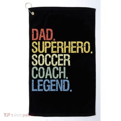 Soccer Coach Dad Golf Towel