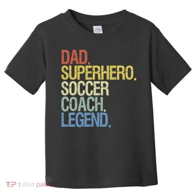 Soccer Coach Dad Toddler T-Shirt