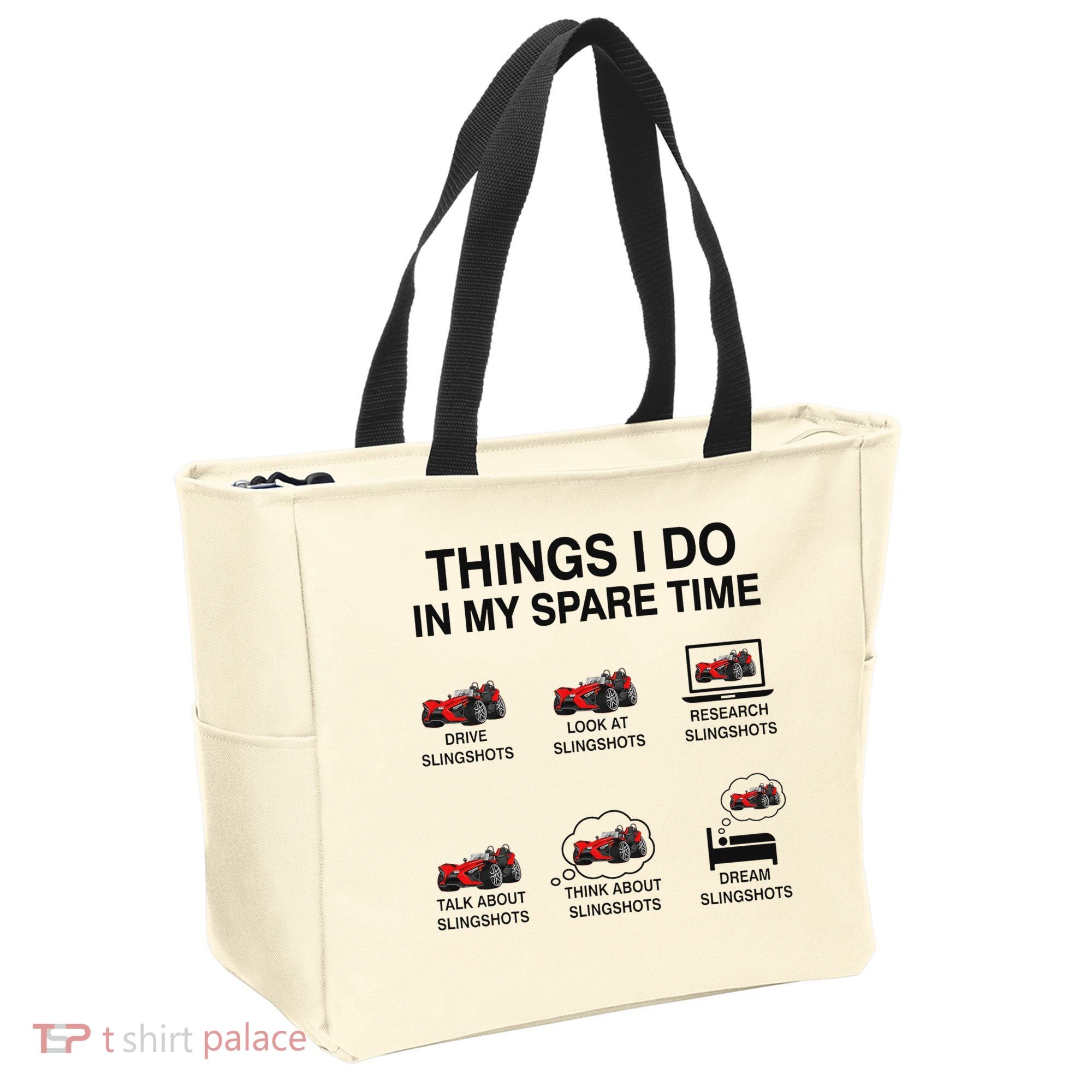 Slingshot Car Drivers 3 Wheeled Car Funny Sling Shot Dad Tote Bag