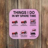 Slingshot Car Drivers 3 Wheeled Car Funny Sling Shot Dad Coaster thumb 0