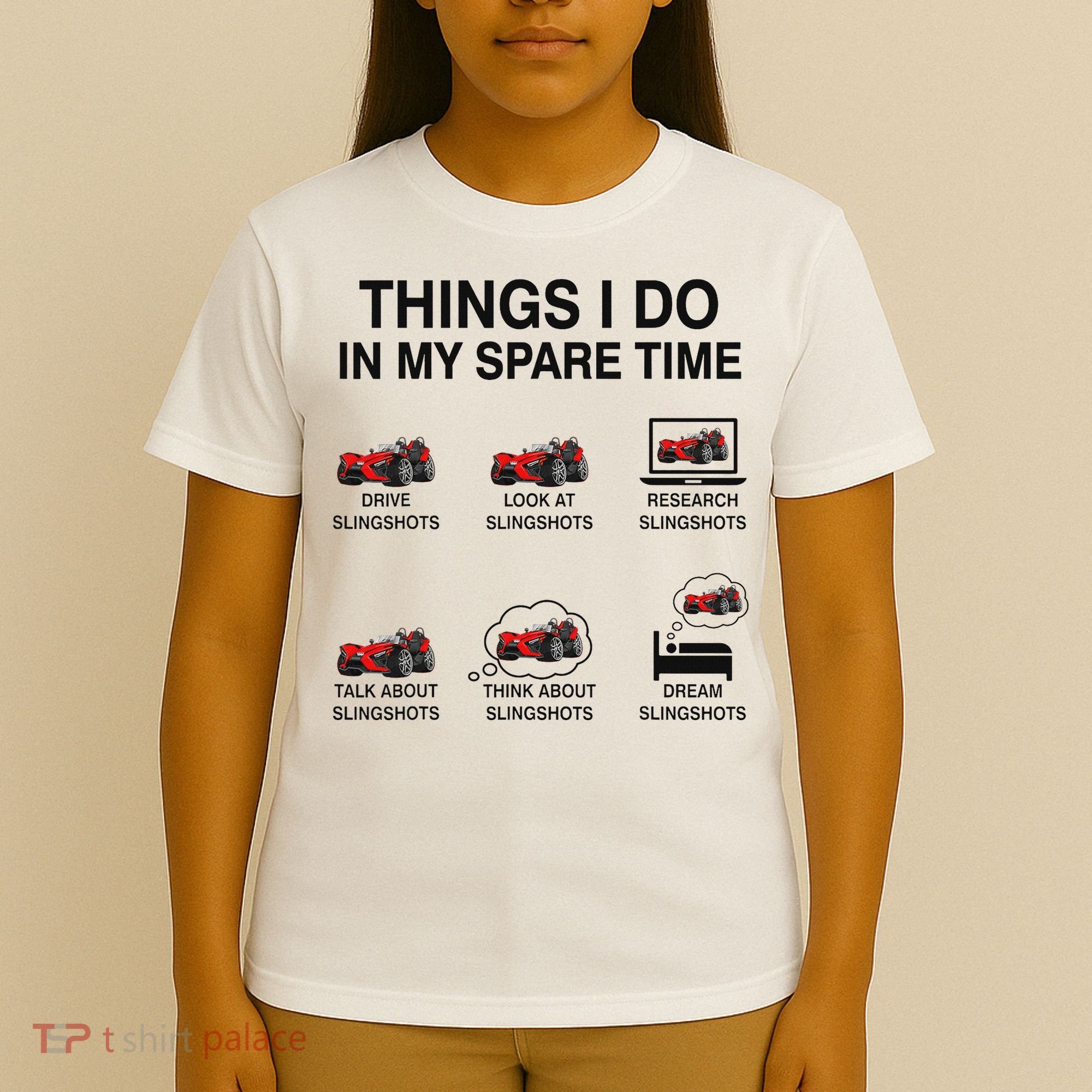 Slingshot Car Drivers 3 Wheeled Car Funny Sling Shot Dad T-Shirt