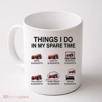 Slingshot Car Drivers 3 Wheeled Car Funny Sling Shot Dad Coffee Mug thumb 0
