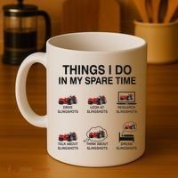 Slingshot Car Drivers 3 Wheeled Car Funny Sling Shot Dad Coffee Mug thumb 4
