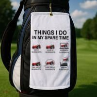 Slingshot Car Drivers 3 Wheeled Car Funny Sling Shot Dad Golf Towel thumb 2