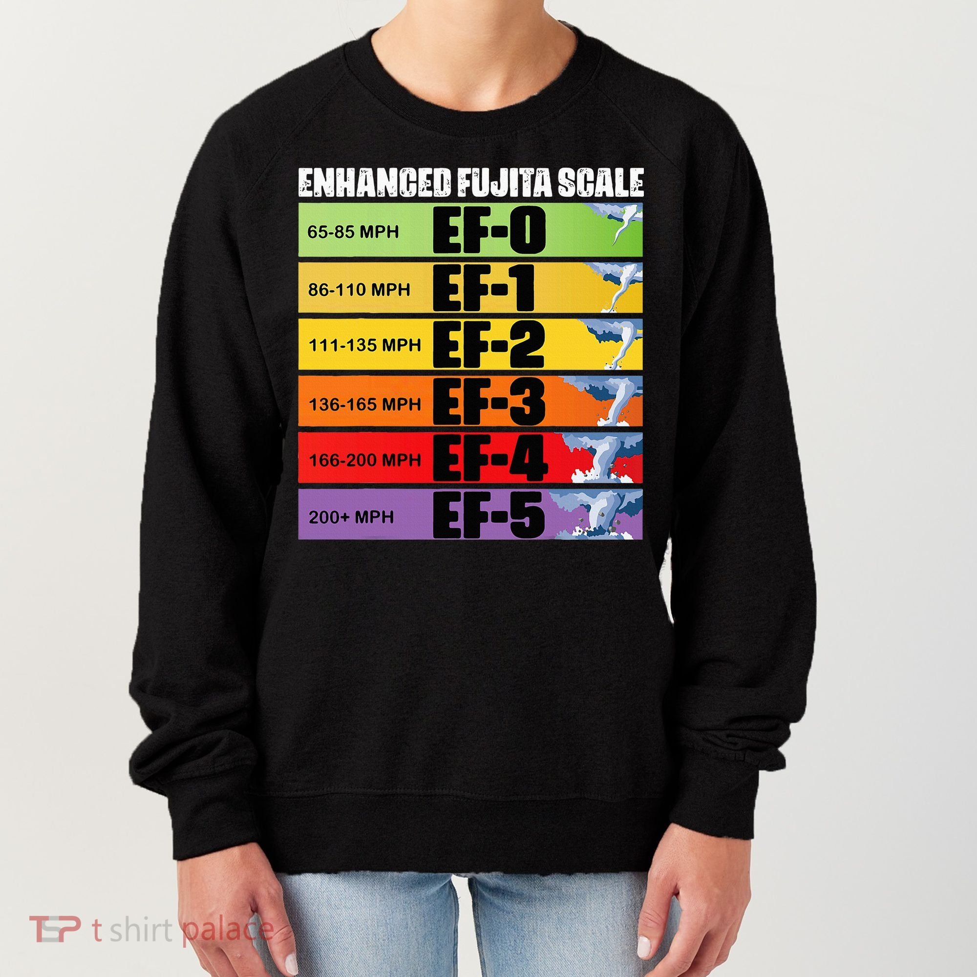 Storm Chasing Enhanced Fujita Scale Tornado Meteorologist Women's Sweatshirt