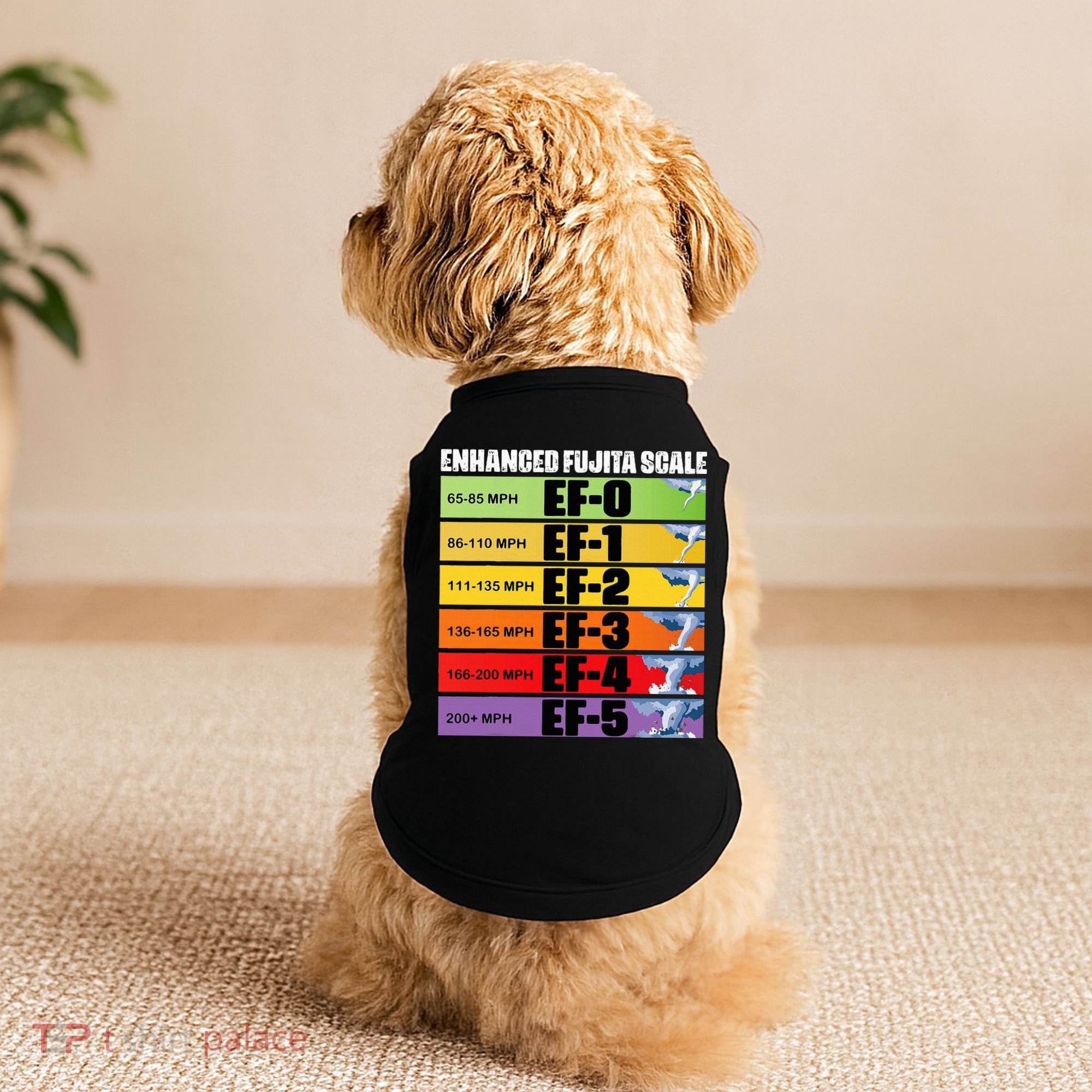 Storm Chasing Enhanced Fujita Scale Tornado Meteorologist Doggie Tank
