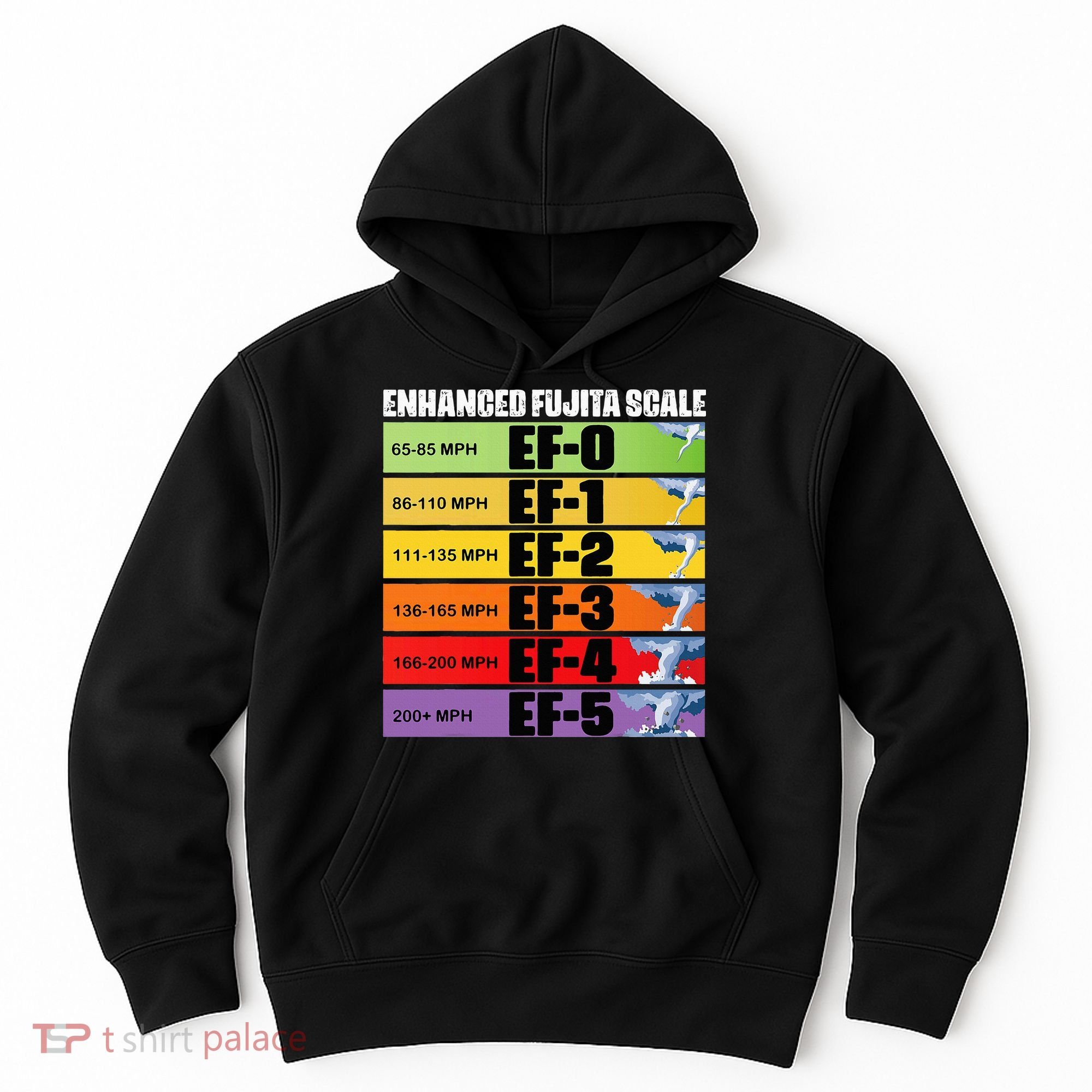 Storm Chasing Enhanced Fujita Scale Tornado Meteorologist Hoodie