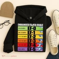 Storm Chasing Enhanced Fujita Scale Tornado Meteorologist Hoodie thumb 4