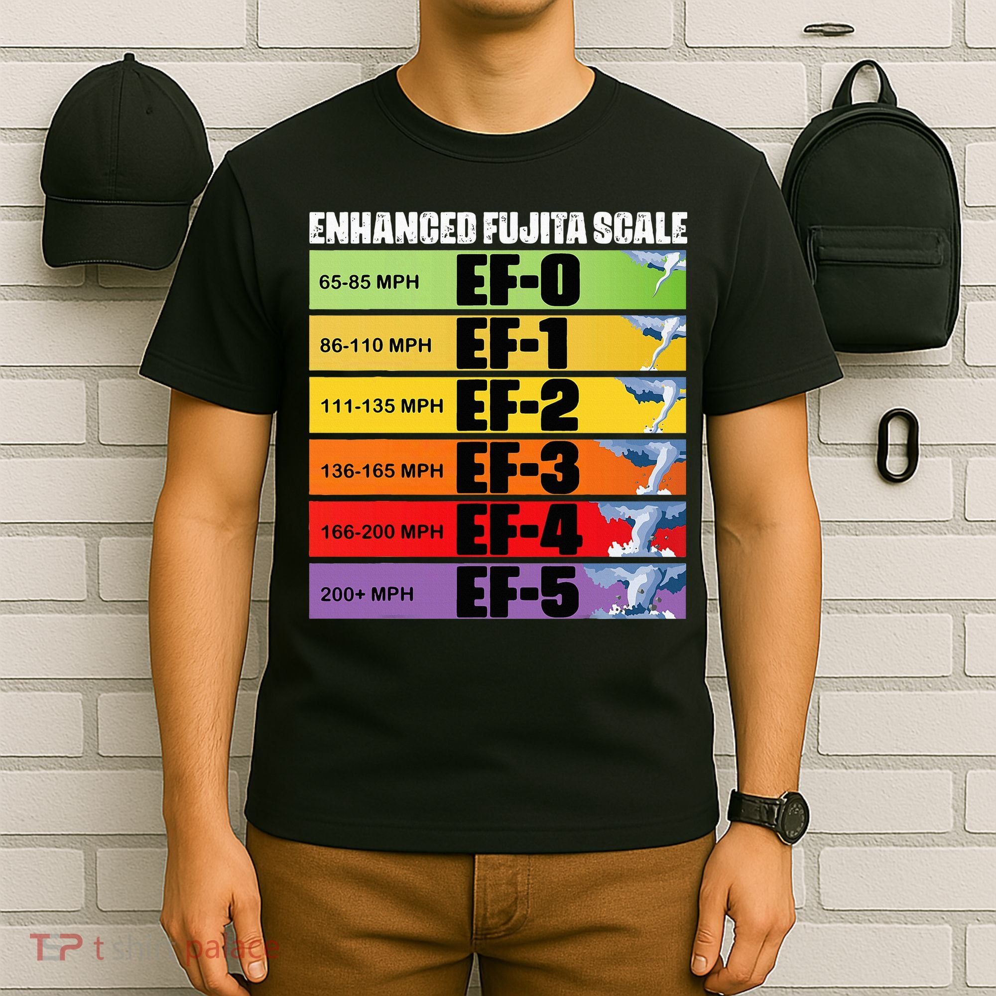 Storm Chasing Enhanced Fujita Scale Tornado Meteorologist T-Shirt