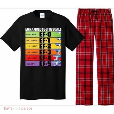 Storm Chasing Enhanced Fujita Scale Tornado Meteorologist Pajama Set