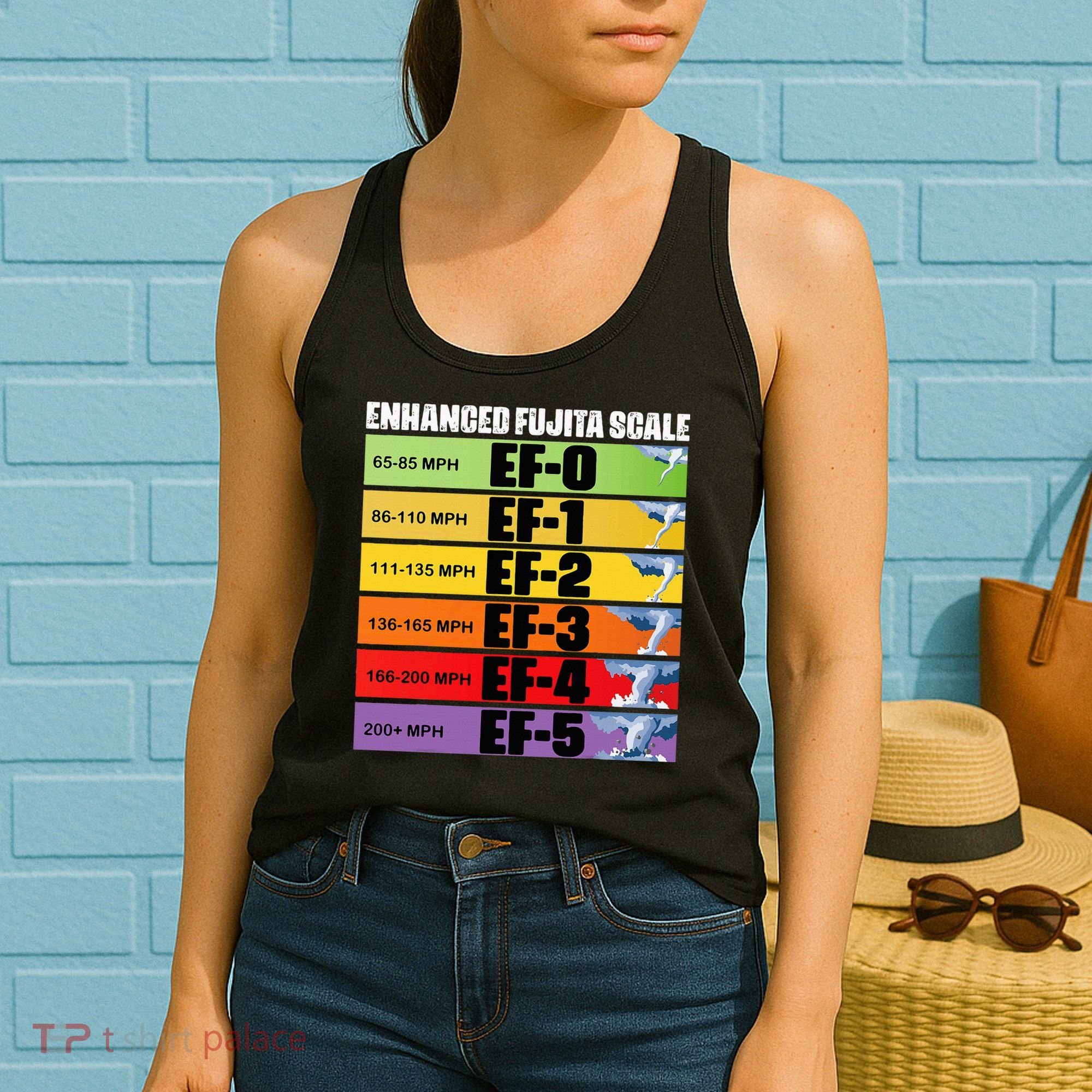 Storm Chasing Enhanced Fujita Scale Tornado Meteorologist Women's Tank Top