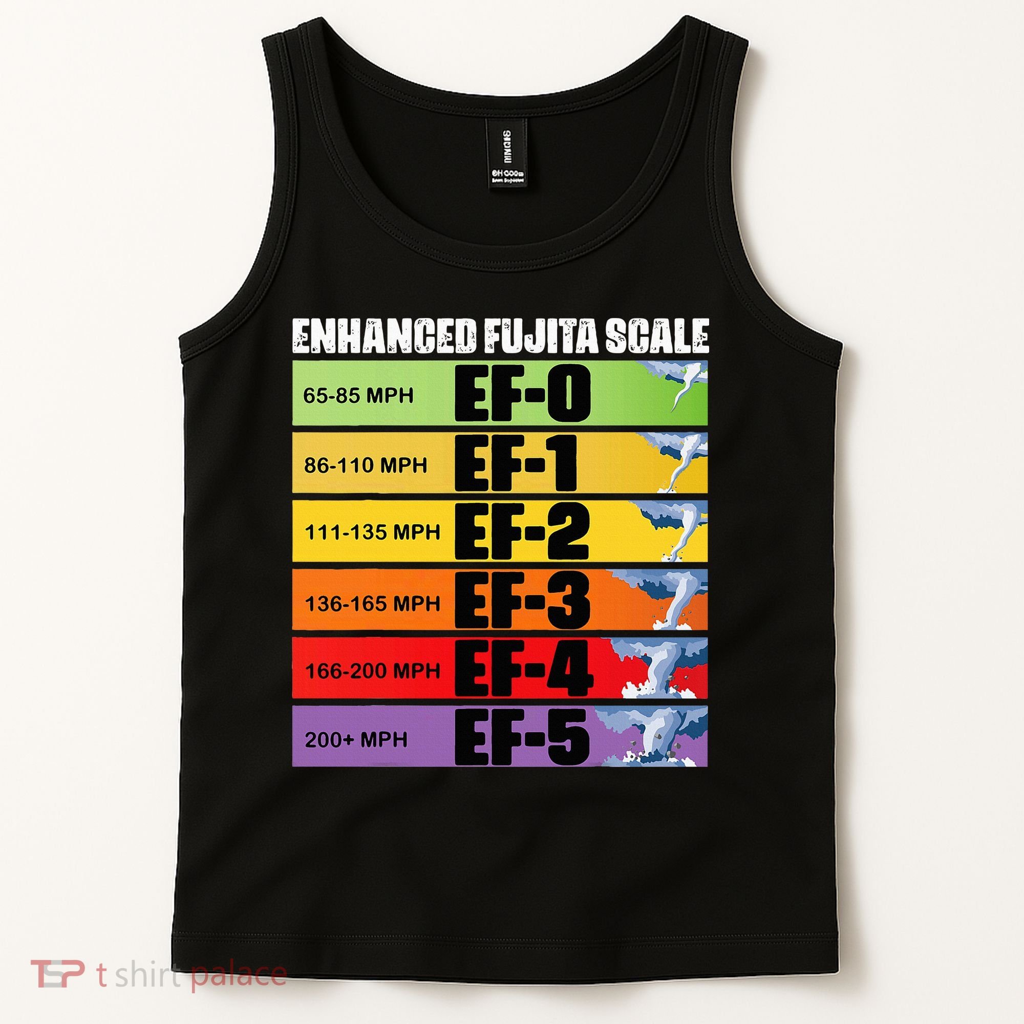 Storm Chasing Enhanced Fujita Scale Tornado Meteorologist Tank Top