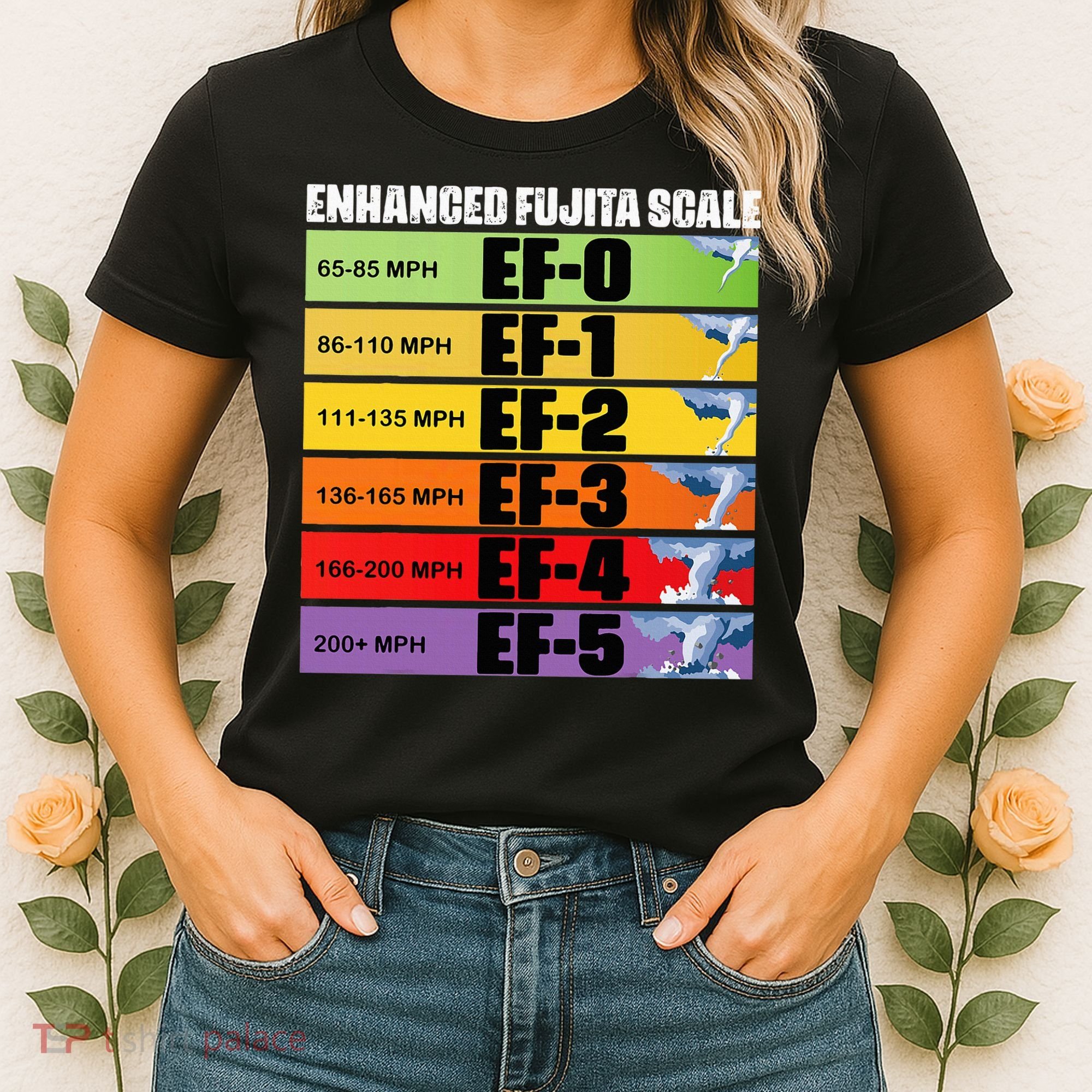 Storm Chasing Enhanced Fujita Scale Tornado Meteorologist Women's T-Shirt