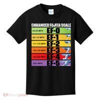 Storm Chasing Enhanced Fujita Scale Tornado Meteorologist Kids T-Shirt thumb 0