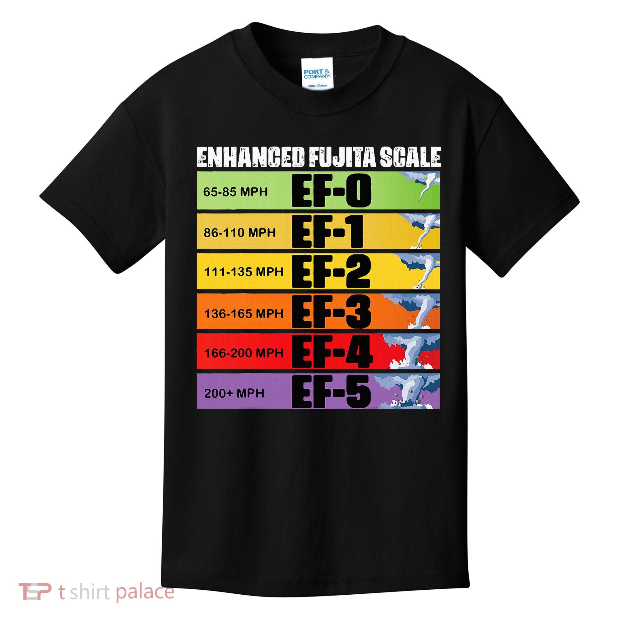 Storm Chasing Enhanced Fujita Scale Tornado Meteorologist Kids T-Shirt