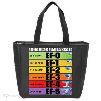 Storm Chasing Enhanced Fujita Scale Tornado Meteorologist Tote Bag