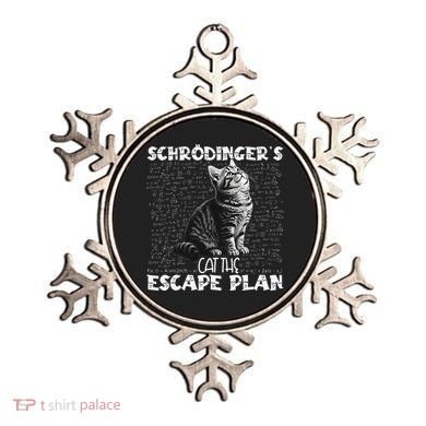 SchröDingerS Cat Escape Plan Phyzique Design Funny Cat Ornament