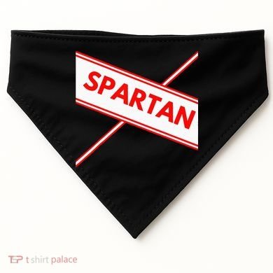 Spartan Cheerleader Easy Halloween Costume Design USA-Made Doggie Bandana