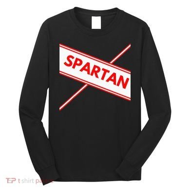 Spartan Cheerleader Easy Halloween Costume Design Long Sleeve Shirt