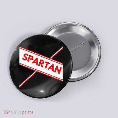 Spartan Cheerleader Easy Halloween Costume Design Button