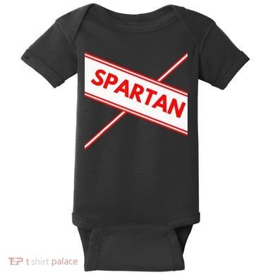 Spartan Cheerleader Easy Halloween Costume Design Baby Bodysuit