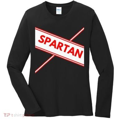 Spartan Cheerleader Easy Halloween Costume Design Women's Long Sleeve Shirt