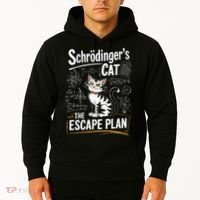 Schrodinger's Cat Escape Plan Funny School Hoodie thumb 2