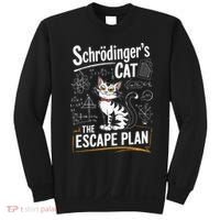 Schrodinger's Cat Escape Plan Funny School Sweatshirt thumb 0