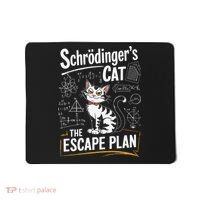 Schrodinger's Cat Escape Plan Funny School Mousepad thumb 0