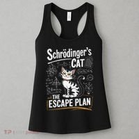 Schrodinger's Cat Escape Plan Funny School Women's Tank Top thumb 3