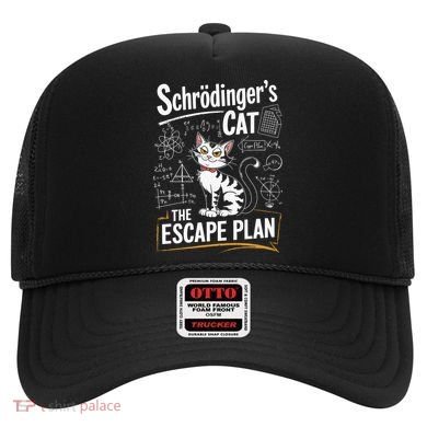Schrodinger's Cat Escape Plan Funny School Hat